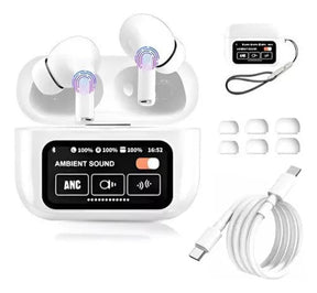 Fone Bluetooth sem fio TWS Visor com Tela Touch - SmartHear