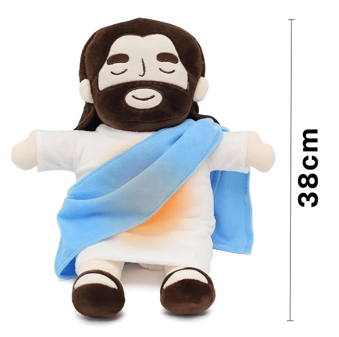 Pelucia Jesus Com Respiração e Luz