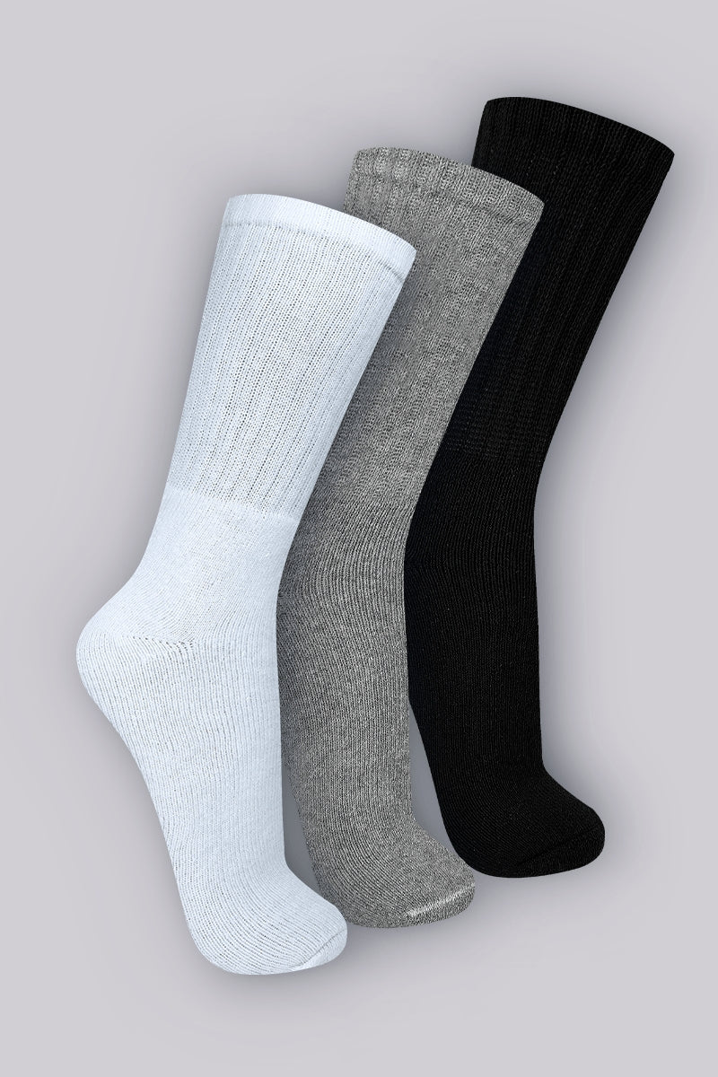 Kit 3 Pares De Meia Adulto Cano Longo Trifil