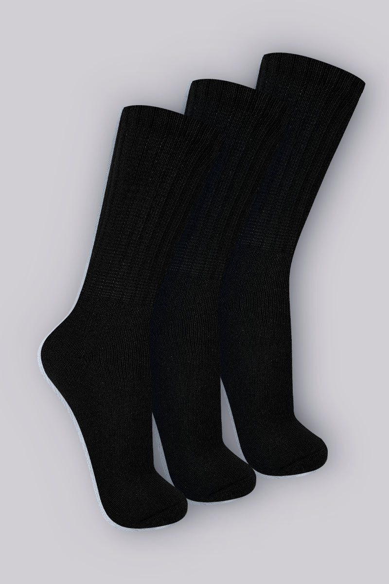 Kit 3 Pares De Meia Adulto Cano Longo Trifil