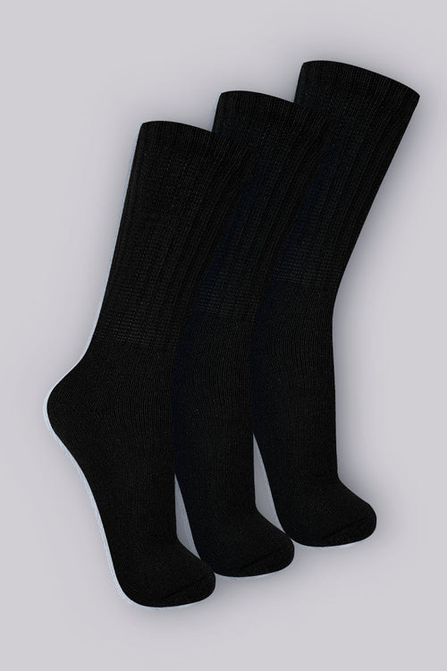 Kit 3 Pares De Meia Adulto Cano Longo Trifil