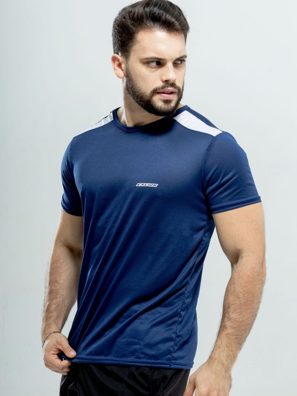 Kit 3 Camisas Dry Fit Masculino Academia Tecido Leve Musculação e Treino