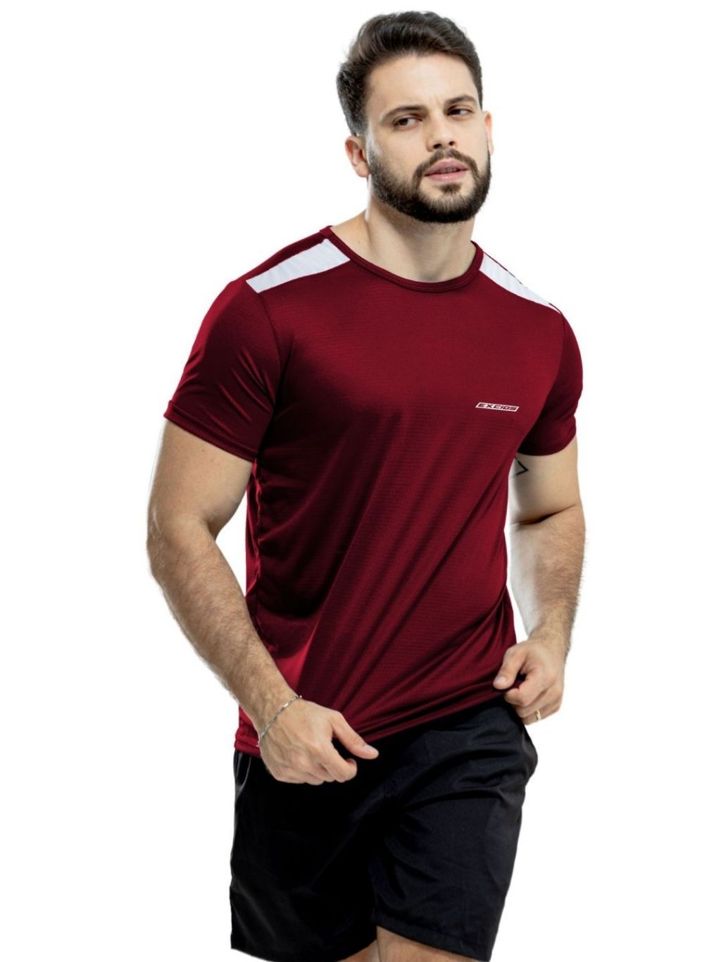 Kit 3 Camisas Dry Fit Masculino Academia Tecido Leve Musculação e Treino