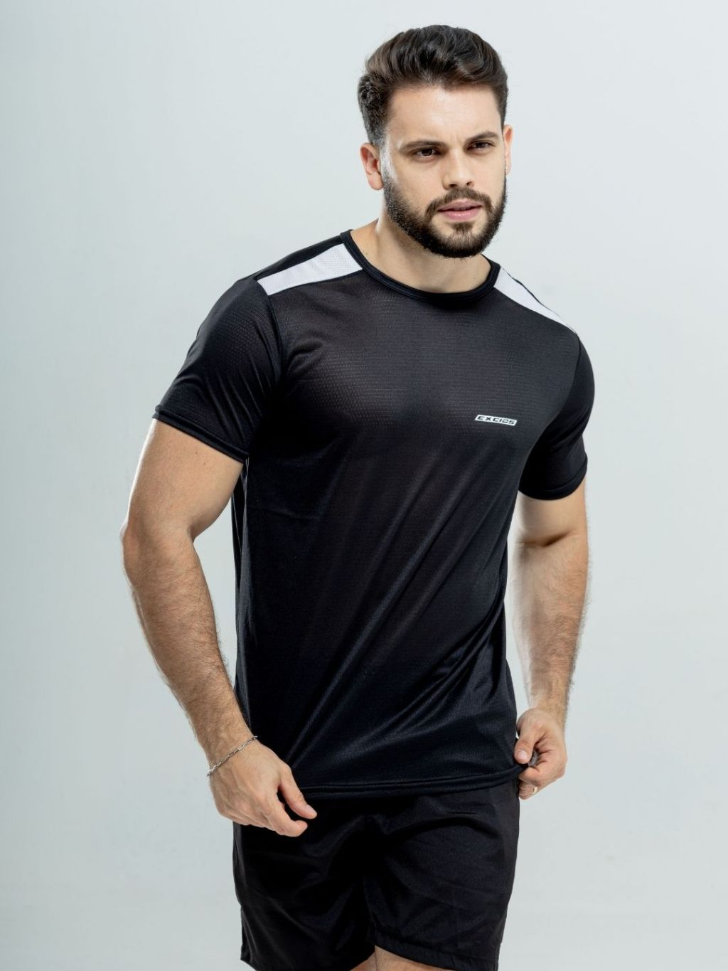 Kit 3 Camisas Dry Fit Masculino Academia Tecido Leve Musculação e Treino