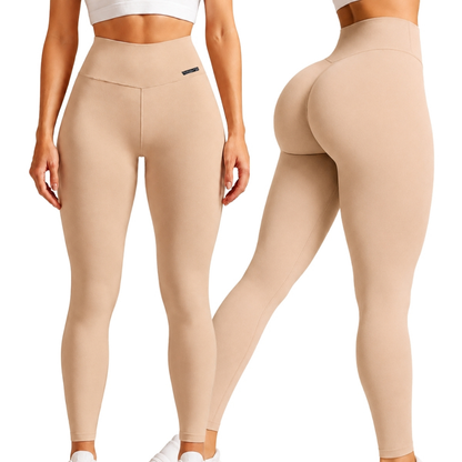 Kit 2 Calças Leggings Cintura Alta e Modeladora Feminina
