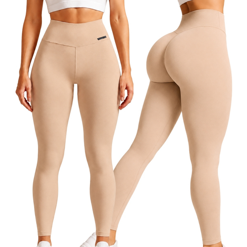 Kit 2 Calças Leggings Cintura Alta e Modeladora Feminina